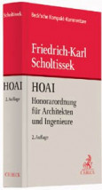 Buchdeckel - Honorarordnung fr Architekten und Ingenieure