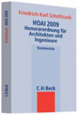 Buchdeckel - Honorarordnung fr Architekten und Ingenieure 2009